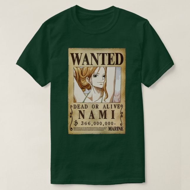 Camiseta Última recompensa de Nami (Frente do Design)