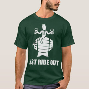 Camiseta Última Saída à Noite de Solteiro do Noivo Barril d