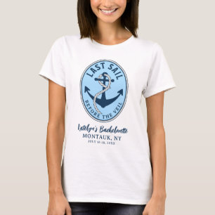 Camiseta Última Viagem Antes do Véu Despedida de Solteira