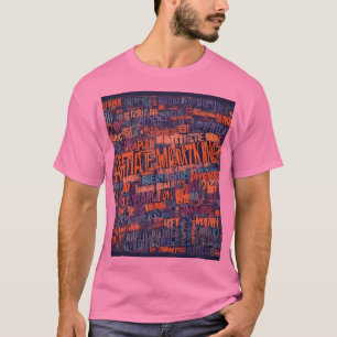 Camiseta Últimas designs do garoto adolescente do texto RIV