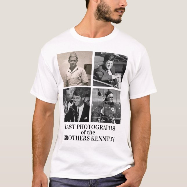 Camiseta Últimas fotos dos irmãos de Kennedy (Frente)