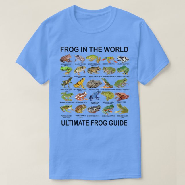Camiseta Ultimate Frog Guide Funny Frog Lover Frog Owner Fr (Frente do Design)