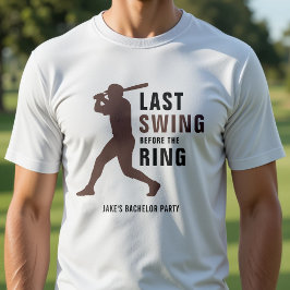 Camiseta Último Balanço Antes da Festa de Solteiro de Beise