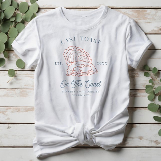 Camiseta Último brinde na Bachelorette Costeira (Criador carregado)