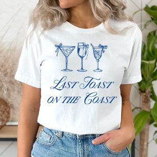 Camiseta Último Brinde na Costa Arcos Elegantes Desenhados