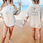 Camiseta Último Brinde Na Festa de solteira Da Praia Costei<br><div class="desc">Celebre em estilo com o último brinde na camiseta do partido Bachelorette Beach. Perfeito para as festas de solteira de praia, esta camisola acolhedora apresenta um design vibrante e com tema de praia com um slogan lúdico. Feito de tecido macio e de alta qualidade, ele proporciona calor e conforto a...</div>