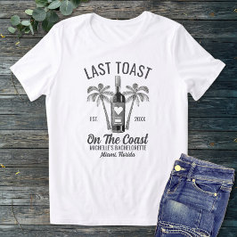 Camiseta Último Brinde na Noiva da Festa de Solteira da Pra
