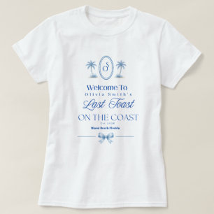 Camiseta Último brinde na praia da costa Festa de despedida