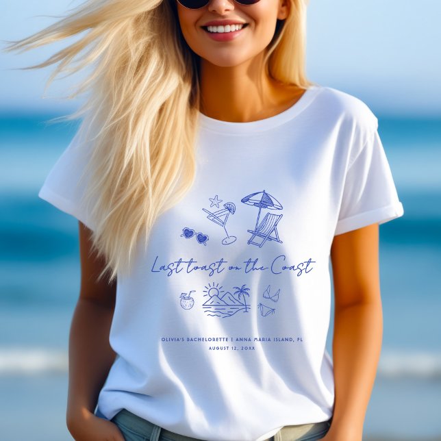 Camiseta Último brinde na recepção da despedida de solteira (Criador carregado)