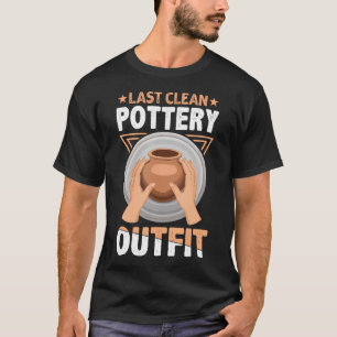 Camiseta Último Conjunto de Cerâmica Limpo Argila de Cerâmi