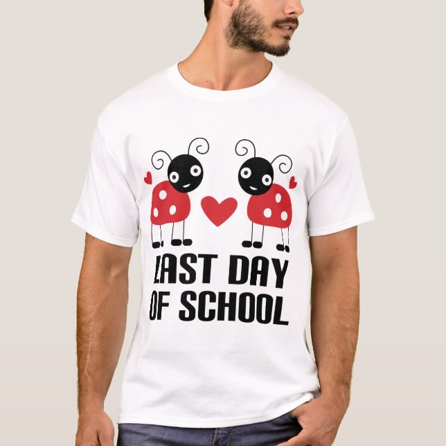 Camiseta Último dia da escola (Frente)