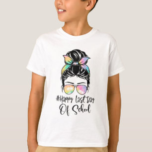 Camiseta Último Dia Da Escola, Chupa-Tie Dye Verão