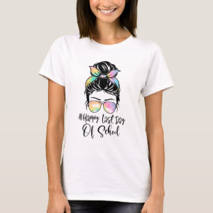 Camiseta Último Dia Da Escola, Chupa-Tie Dye Verão