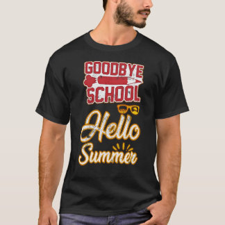 Camiseta Último Dia da Escola - Escola de Adeus, Olá Verão
