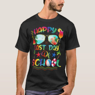 Camiseta Último Dia Da Escola Para Professores Em Serviço T