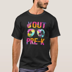 Camiseta Último Dia da Escola Paz Na Pré-Escola Pré-Ensino