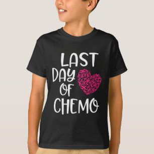 Camiseta Último Dia Da Quimioterapia De Sobrevivência Do Câ
