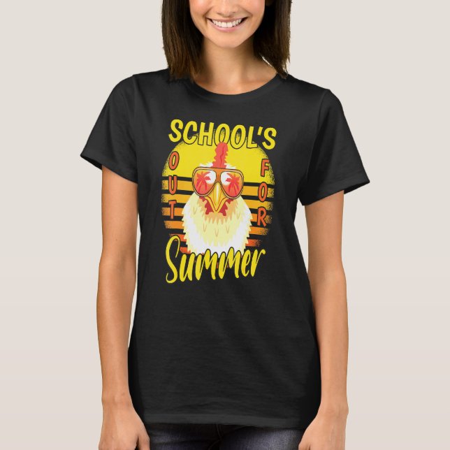 Camiseta Último Dia Das Escolas Fora Para O Chicote De Féri (Frente)