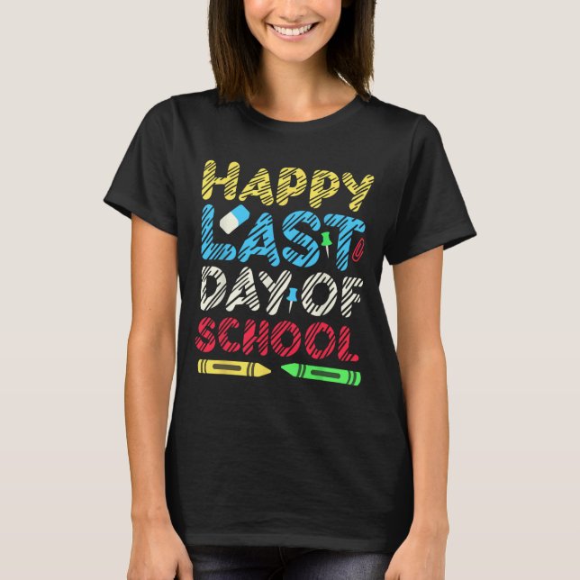 Camiseta Último Dia de Aula 2024 Graduando Aluno Professor  (Frente)