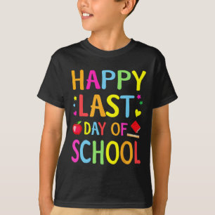 Camiseta Último Dia De Aula Engraçado Fim De Ano Professor