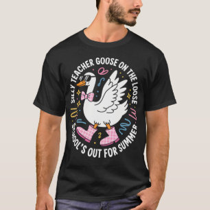 Camiseta Último Dia De Aula Ganso Professor Tolo À Solta