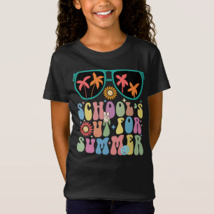 Camiseta Último Dia De Aula Groovy Fim De Aulas Para O Verã