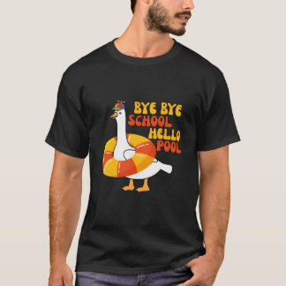Camiseta Último Dia De Aula Professor Aluno Tchau Tchau Esc