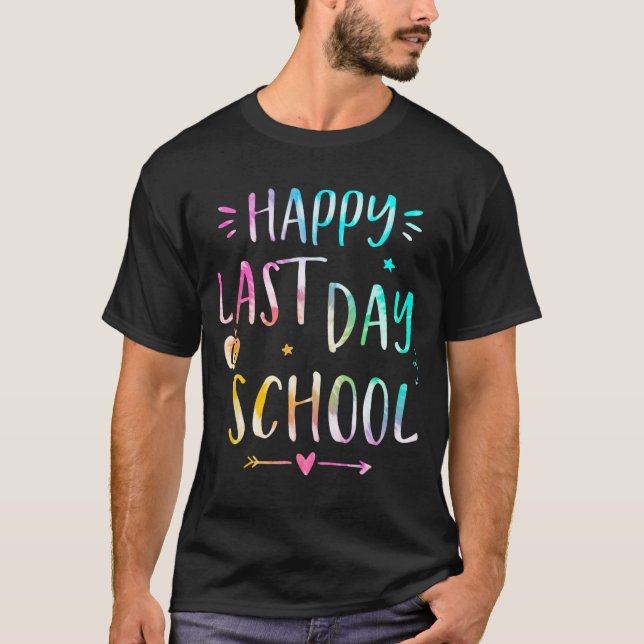Camiseta Último Dia De Aula Professoras Mulheres Crianças  (Frente)