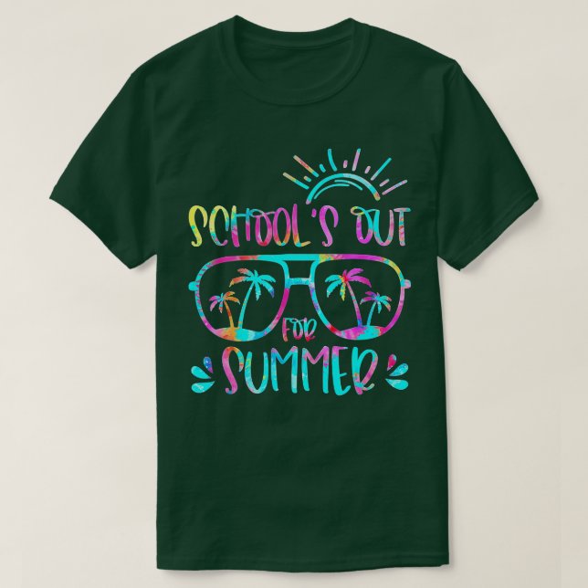 Camiseta Último Dia De Escolas Para Professores De Verão (Frente do Design)