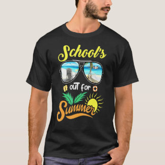 Camiseta Último Dia De Escolas Para Professores De Verão
