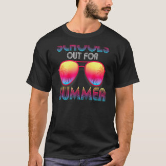 Camiseta Último Dia De Escolas Para Professores De Verão