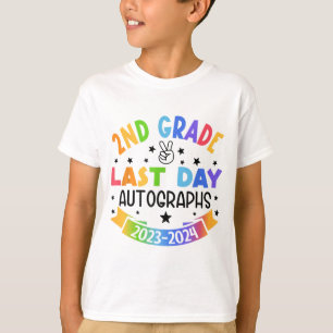 Camiseta Último Dia De Graduação Do segundo De Autografo Da
