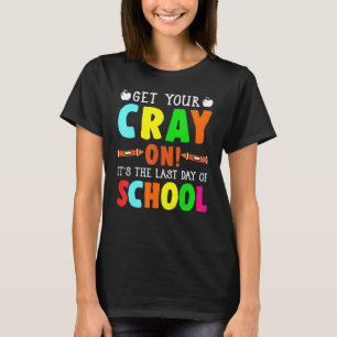 Camiseta Último Dia De Professores Crianças De Jardim De In