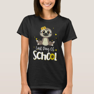 Camiseta Último Dia De Professores De Escola Verão Com Slot