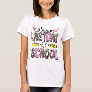 Camiseta Último Dia de Professores De Leopard