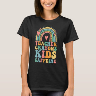 Camiseta Último dia de professores universitários Crayons K