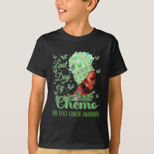 Camiseta Último Dia de Quimioterapia Conscientização sobre