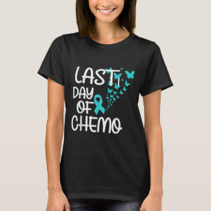Camiseta Último Dia Do Câncer de ovário De Teto Gráfico De