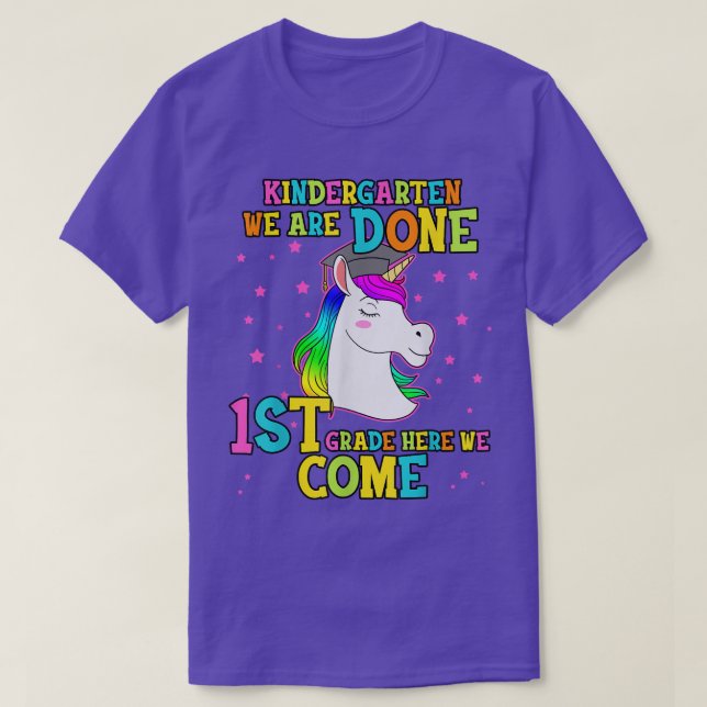 Camiseta Último Dia Do Jardim De Infância (Frente do Design)