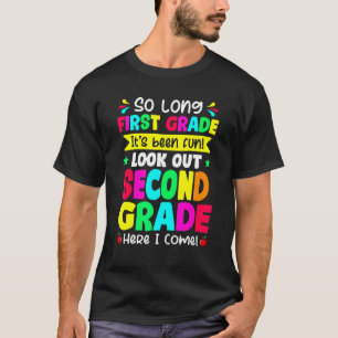 Camiseta Último Dia Do Primeiro Ano Olhe Para O 2º Ano Fofo