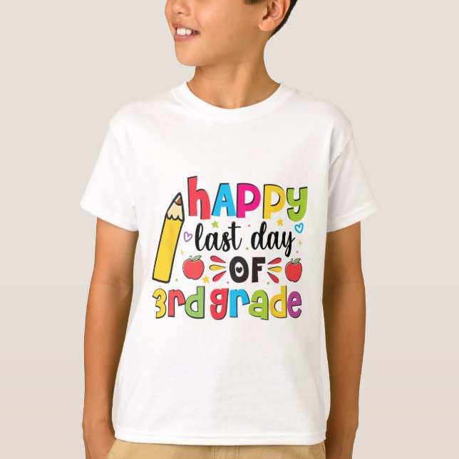 Camiseta Último Dia do Terceiro Grau do 3º Ano do Último Di (Frente)