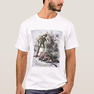 Camiseta "Último dos Mohicans" por James Fenimore Cooper (1