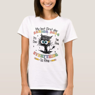Camiseta Último Mais velho Do Primeiro Dia De 2024 De Volta