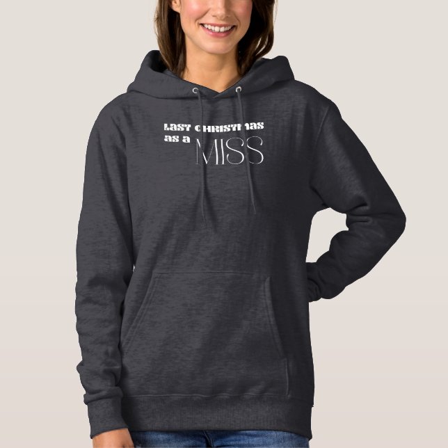 Camiseta Último Natal Como Senhorita (Frente)