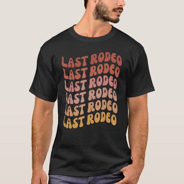 Camiseta Último Rodeio da Festa de Despedida de Solteira Ro (Frente)