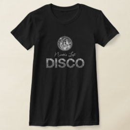 Camiseta Último Tema de Festa de solteira de Disco Elegante