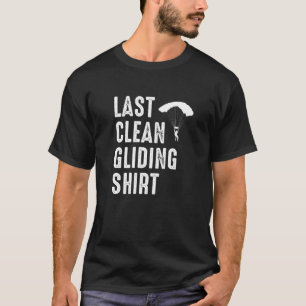 Camiseta Último Voo de Asa Delta Parapente Asa Delta Parac
