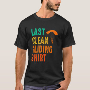 Camiseta Último Voo de Asa Delta Parapente Asa Delta Parac