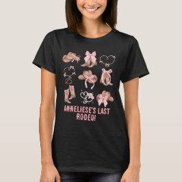 Camiseta Últimos Destaques da Bachelorette Pink Cowgirl