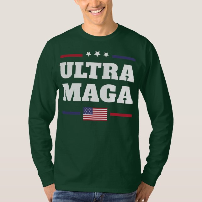 Camiseta Ultra Maga Funny Republican Quotes  (Frente)
